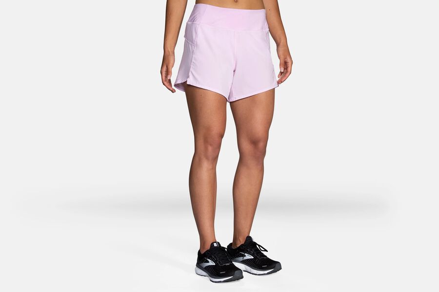 Womens Brooks Chaser 5" Bottoms Orchid Haze | Clothing 3420-MGFKL